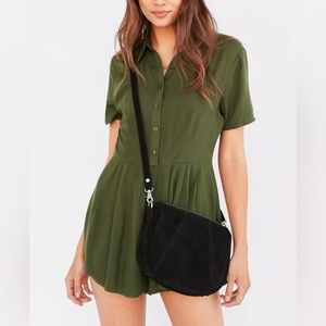 Silence + Noise - Black Suede Crossbody